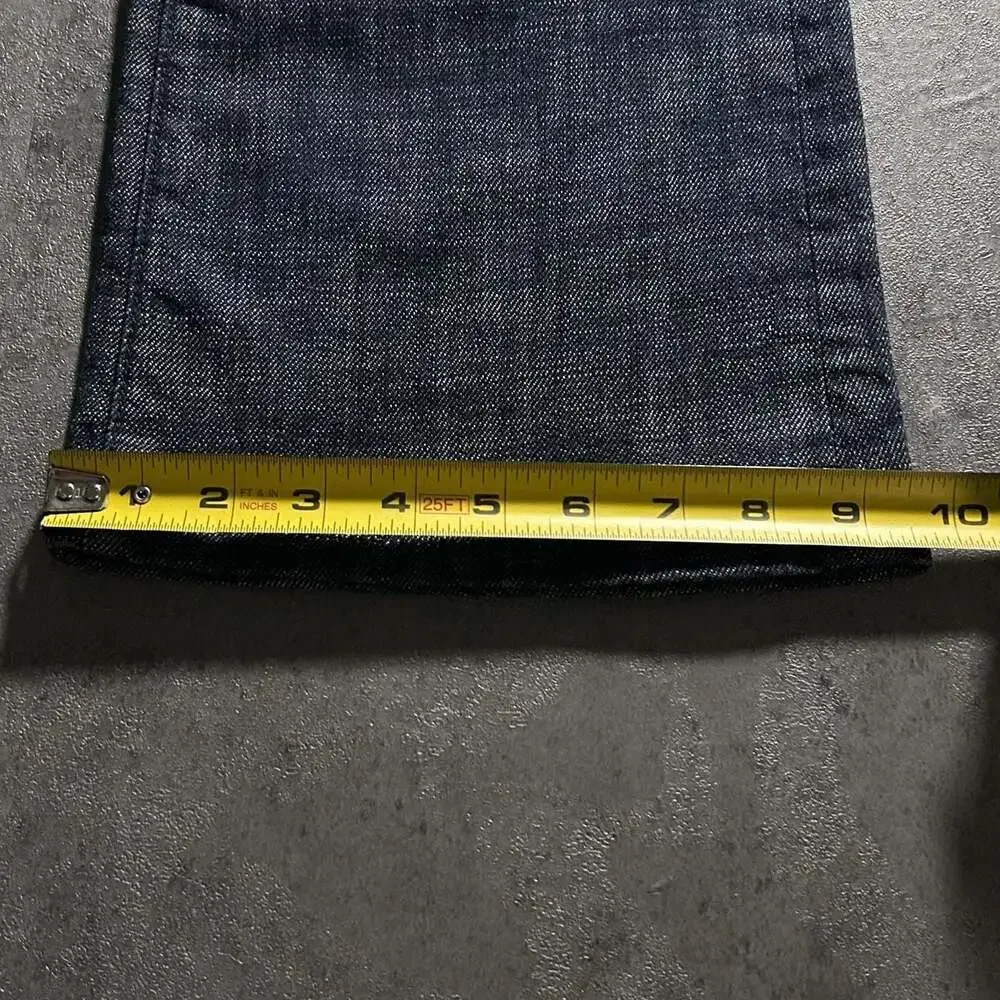 Bebe Premium Denim Women's Dark Wash Bootcut Jeans Made in USA Size 30